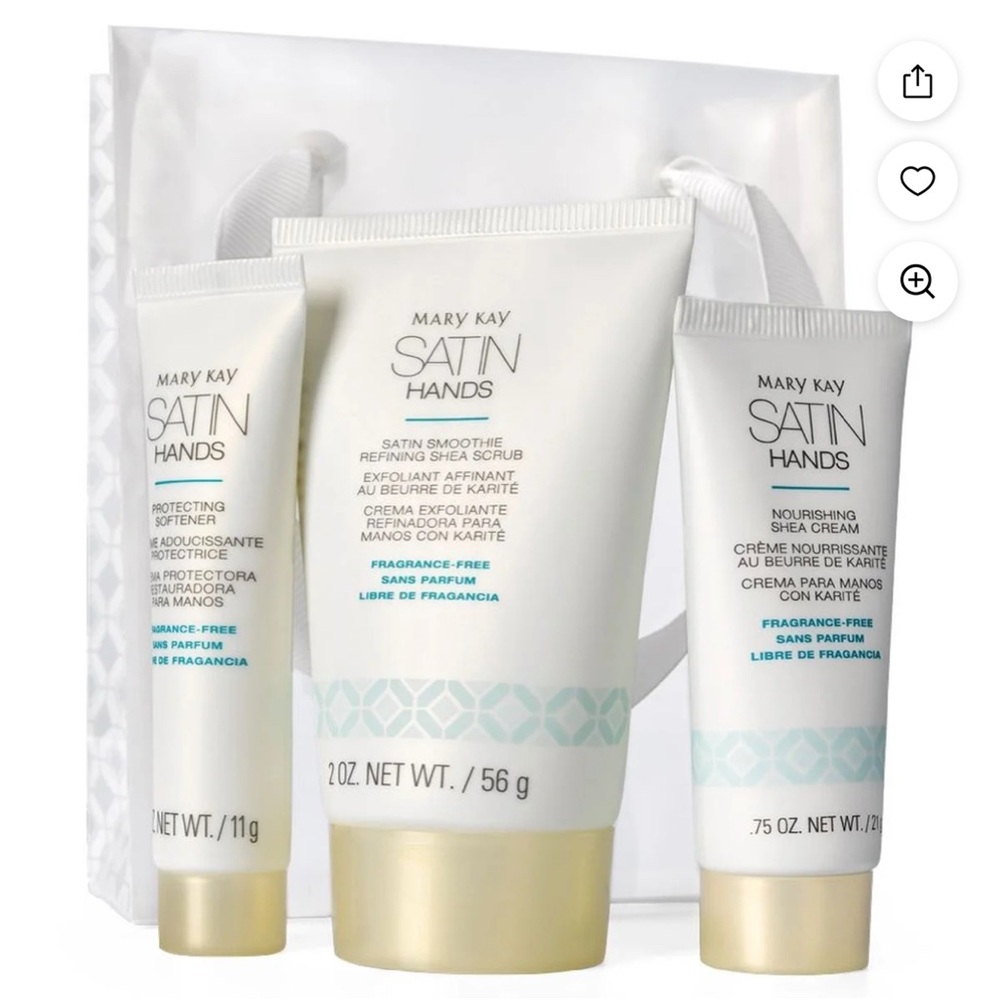 Mary Kay Satin Fragrance Free Hands Set